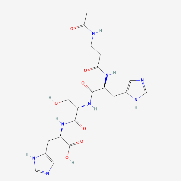 2D chemical structure of Acetyl Tetrapeptide-5 (PubChem CID 11620163)