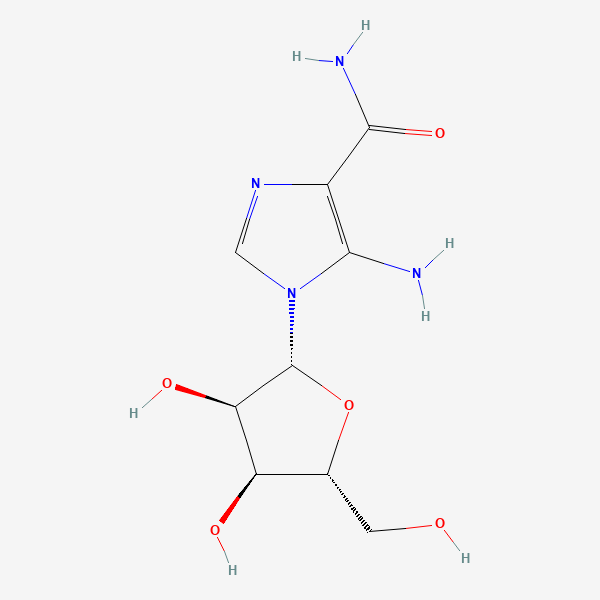 2D chemical structure of AICAR (PubChem CID 17513)