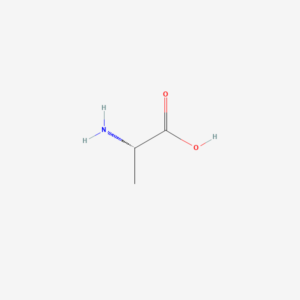 2D chemical structure of Alanine (PubChem CID 5950)