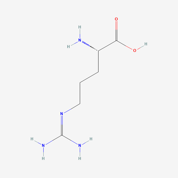 2D chemical structure of L-Arginine (PubChem CID 6322)