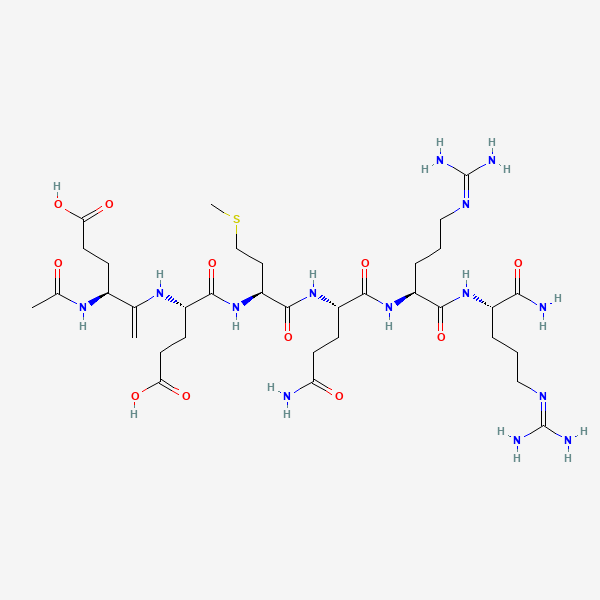 2D chemical structure of Argireline (PubChem CID 71587772)