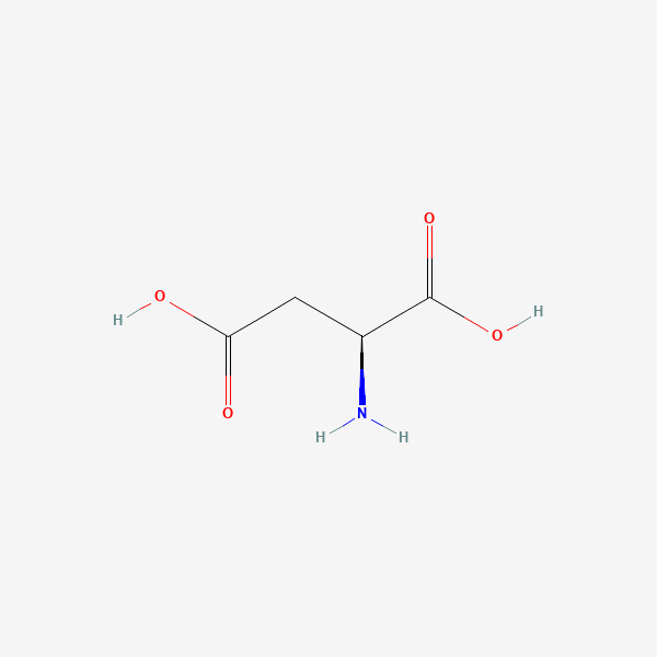 2D chemical structure of Aspartic acid (PubChem CID 5960)