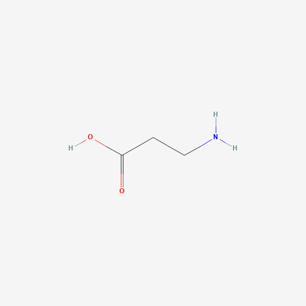 2D chemical structure of Beta-alanine (PubChem CID 239)