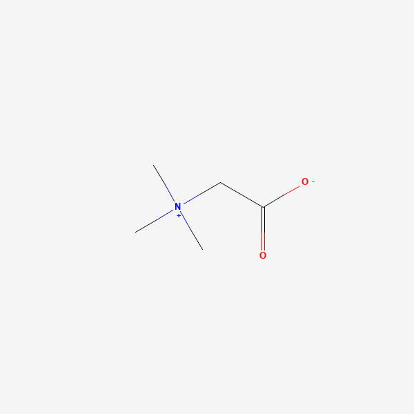 2D chemical structure of Betaine (TMG) (PubChem CID 247)