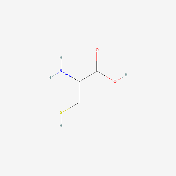 2D chemical structure of L-Cysteine (PubChem CID 5862)