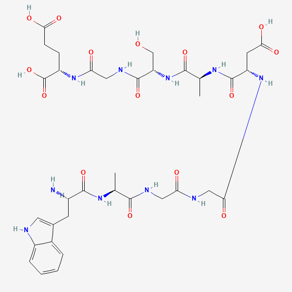 2D chemical structure of DSIP (PubChem CID 68816)