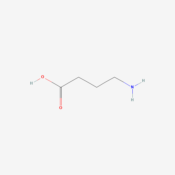 2D chemical structure of GABA (PubChem CID 119)