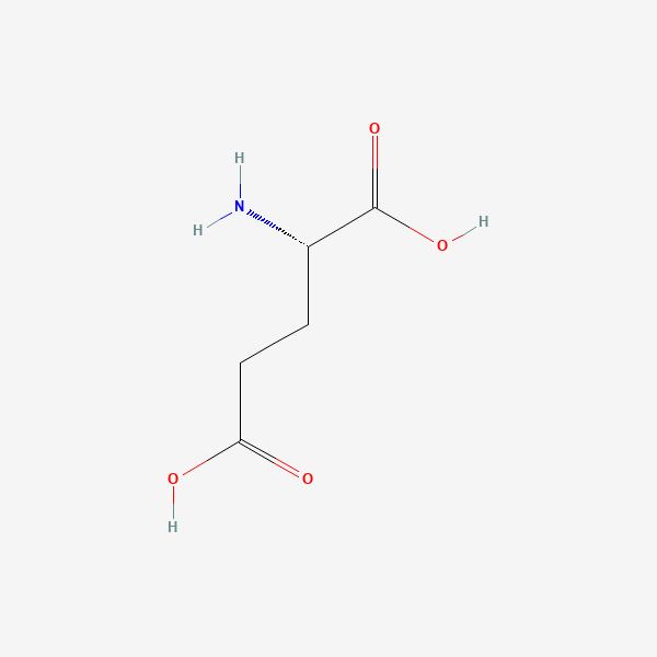 2D chemical structure of L-Glutamic acid (PubChem CID 33032)
