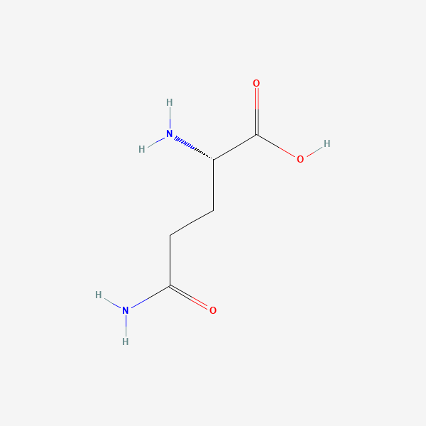 2D chemical structure of L-Glutamine (PubChem CID 5961)