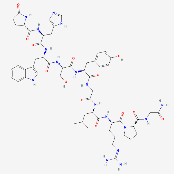 2D chemical structure of Gonadorelin (PubChem CID 638793)