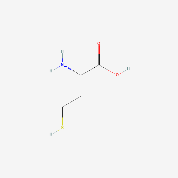 2D chemical structure of Homocysteine (PubChem CID 91552)