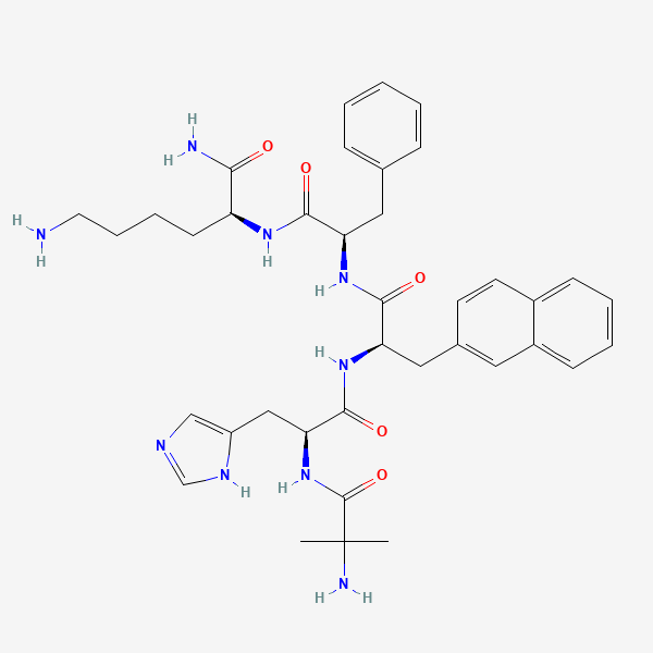 2D chemical structure of Ipamorelin (PubChem CID 9831659)