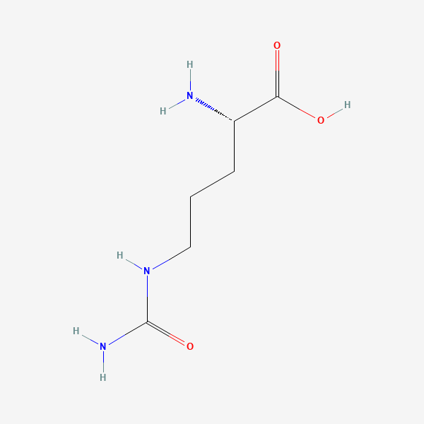 2D chemical structure of L-Citrulline (PubChem CID 9750)