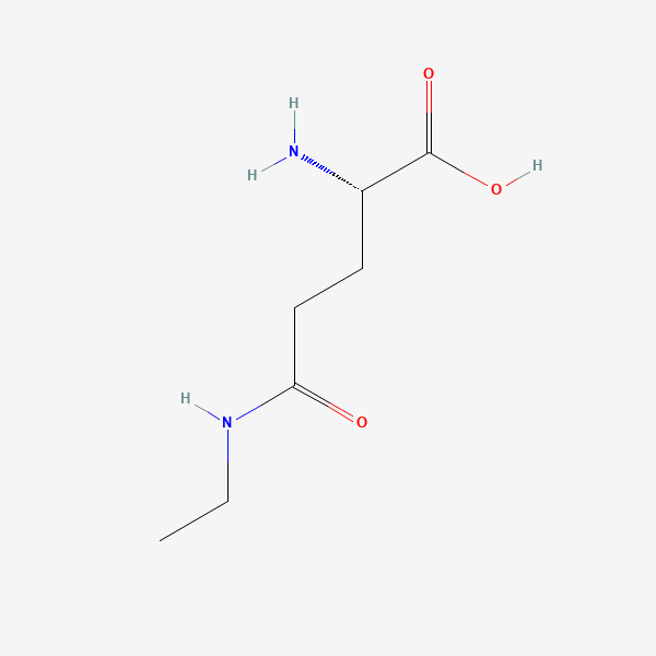 2D chemical structure of L-Theanine (PubChem CID 439378)