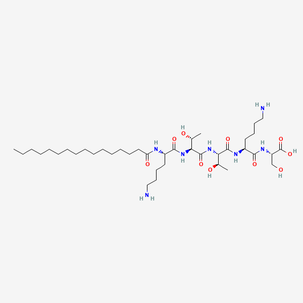 2D chemical structure of Matrixyl (PubChem CID 9897237)