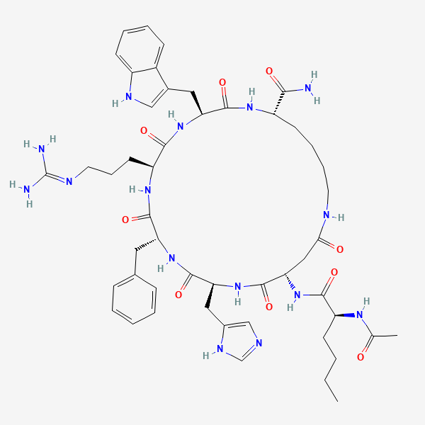 2D chemical structure of Melanotan II (PubChem CID 92432)
