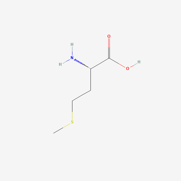 2D chemical structure of L-Methionine (PubChem CID 6137)