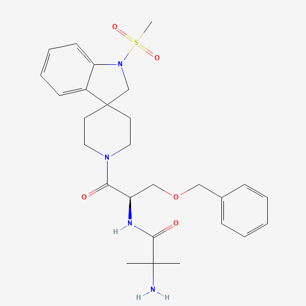 2D chemical structure of MK-677 (PubChem CID 178024)