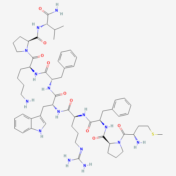 2D chemical structure of Nonapeptide-1 (PubChem CID 10418849)