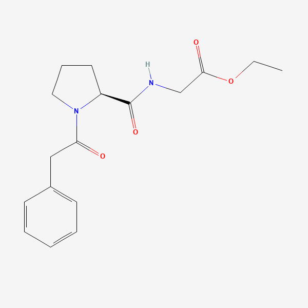 2D chemical structure of Noopept (PubChem CID 180496)