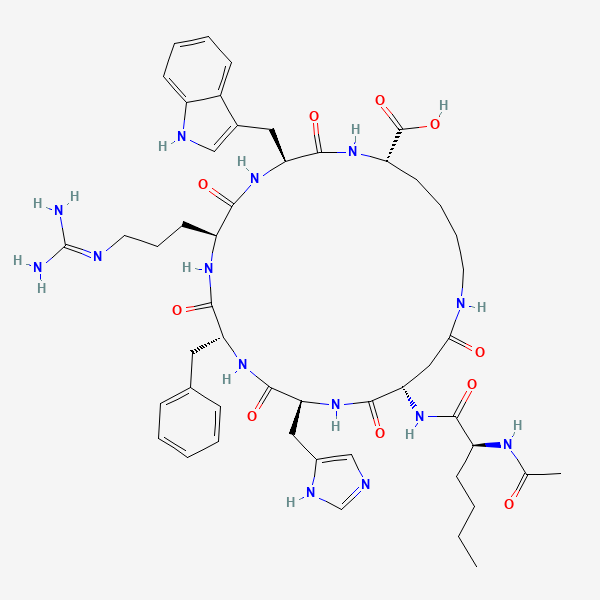 2D chemical structure of PT-141 (PubChem CID 9941379)
