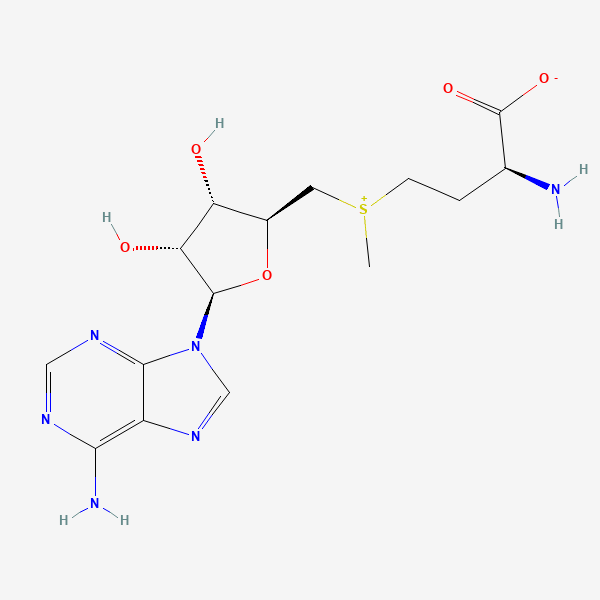 2D chemical structure of SAMe (PubChem CID 34755)