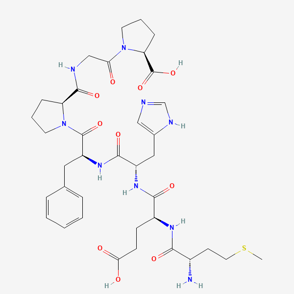 2D chemical structure of Semax (PubChem CID 9811102)