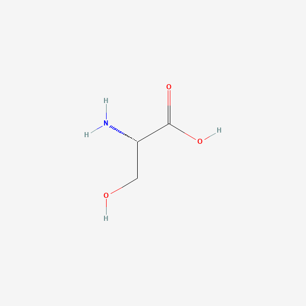 2D chemical structure of L-Serine (PubChem CID 5951)