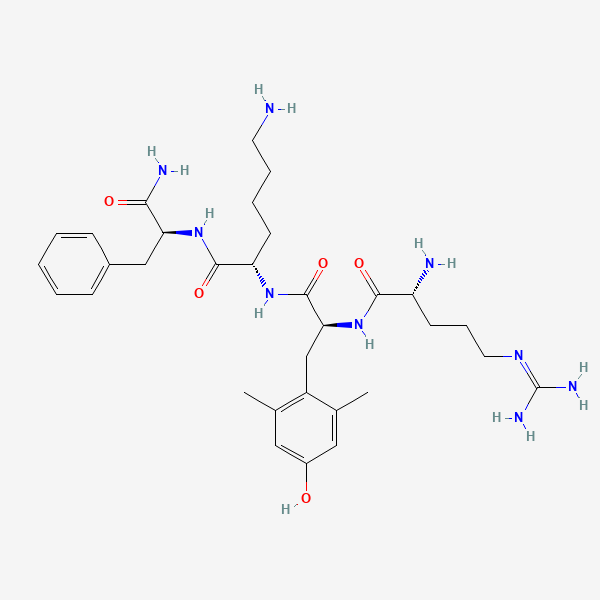 2D chemical structure of SS-31 (elamipretide) (PubChem CID 11764719)