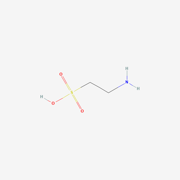 2D chemical structure of Taurine (PubChem CID 1123)