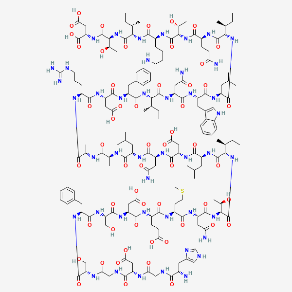 2D chemical structure of Teduglutide (PubChem CID 70683012)