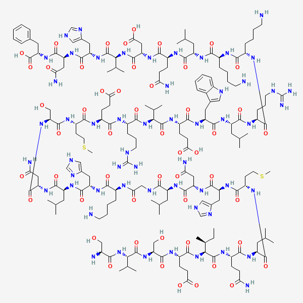 2D chemical structure of Teriparatide (PubChem CID 16133850)