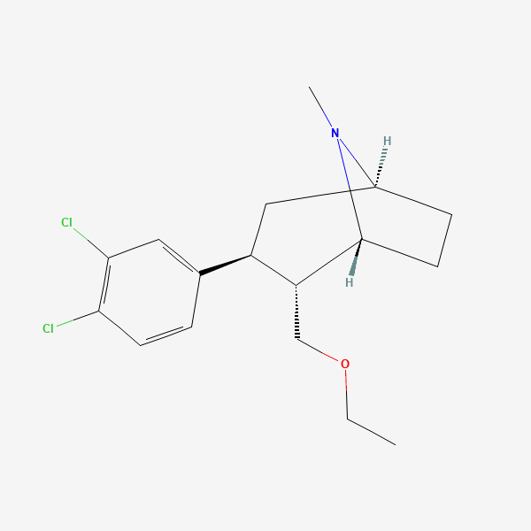2D chemical structure of Tesofensine (PubChem CID 11370864)