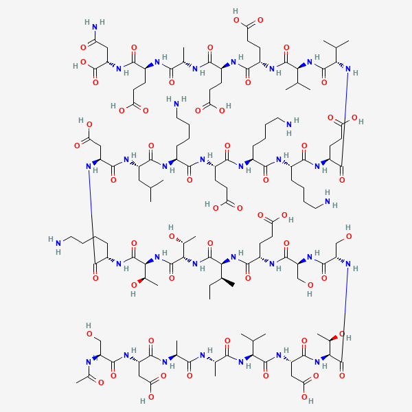 2D chemical structure of Thymosin Alpha-1 (PubChem CID 16130571)