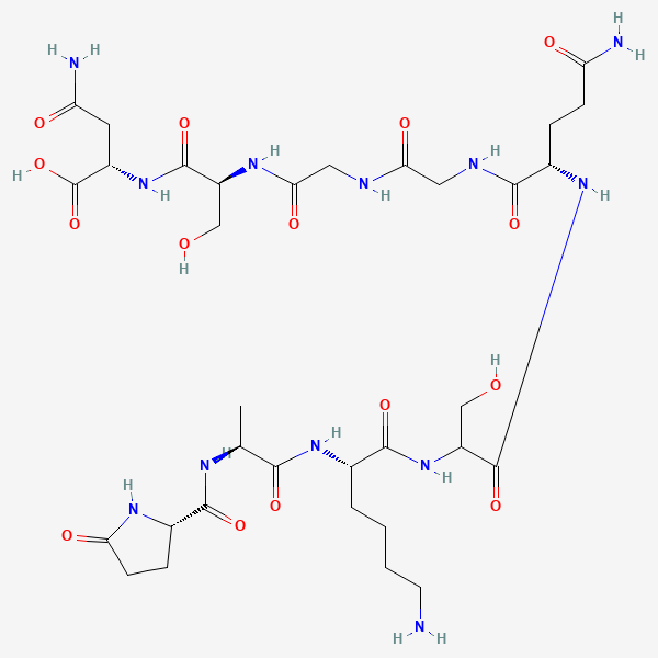 2D chemical structure of Thymulin (PubChem CID 71300623)