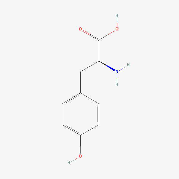 2D chemical structure of L-Tyrosine (PubChem CID 6057)